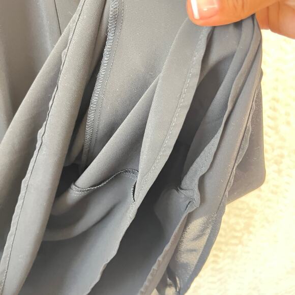 ASTR The Label Black Trapeze Chiffon High Neck Halter Party Mini Dress Women XS - Picture 8 of 13